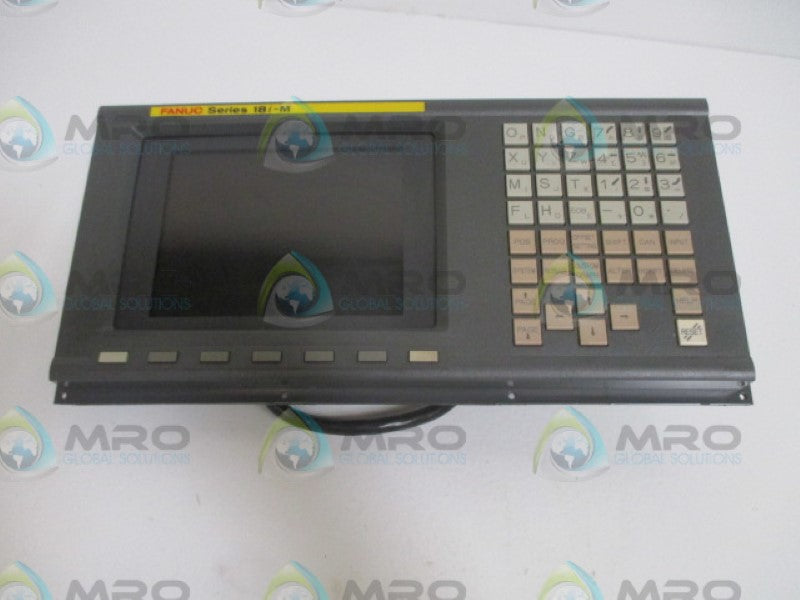 FANUC A02B-0166-C261/R LCD/MDI UNIT (REPAIRED) *USED*