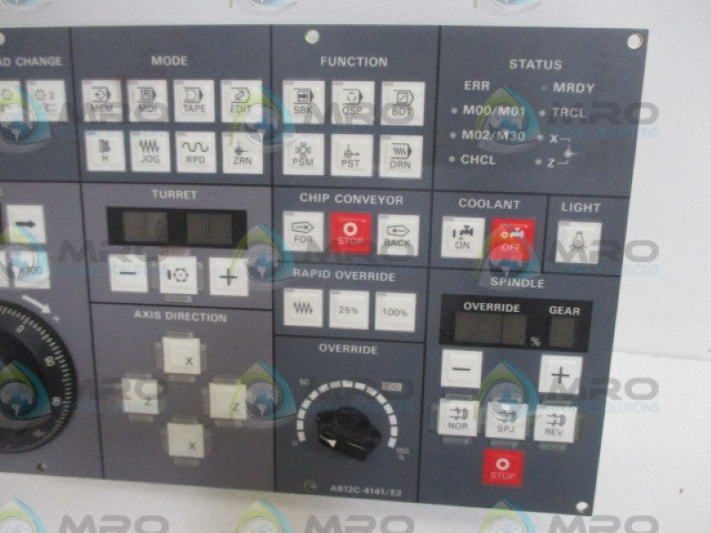 INDUSTRIAL MRO AB12C-4141/E2 CONTROL PANEL *NEW NO BOX*