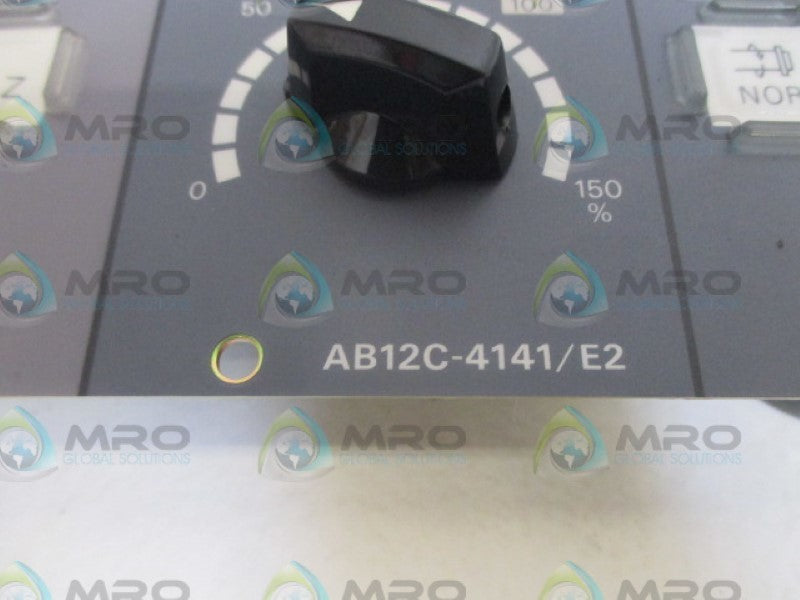 INDUSTRIAL MRO AB12C-4141/E2 CONTROL PANEL *NEW NO BOX*