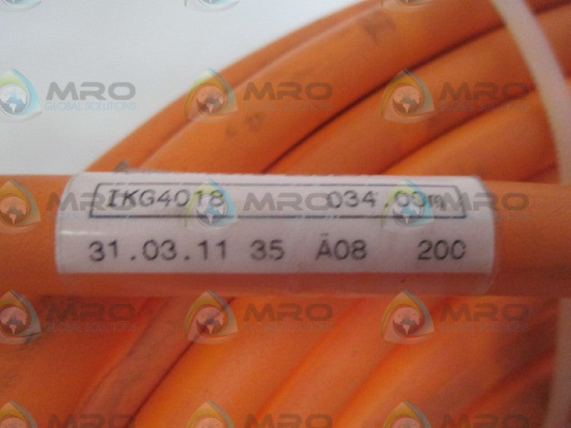 INDUSTRIAL MRO IKG4018 CABLE 1005642370-209201 34M *USED*