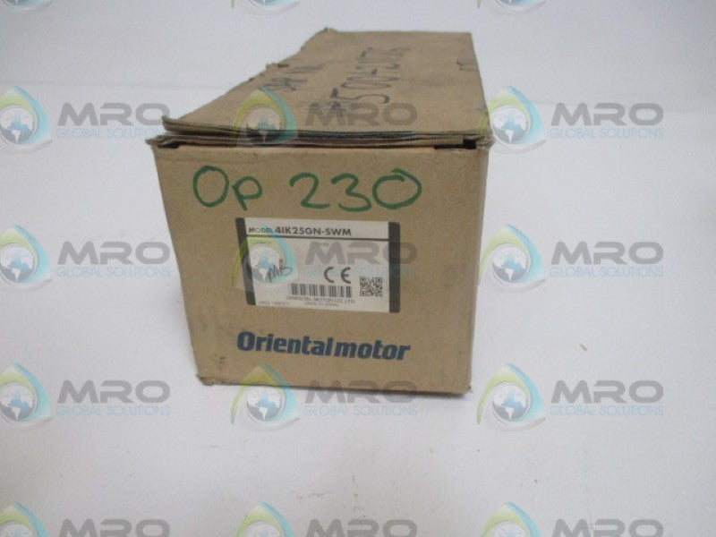 ORIENTAL MOTOR 4IK25GN-SWM MAGNETIC BREAK MOTOR *NEW IN BOX*