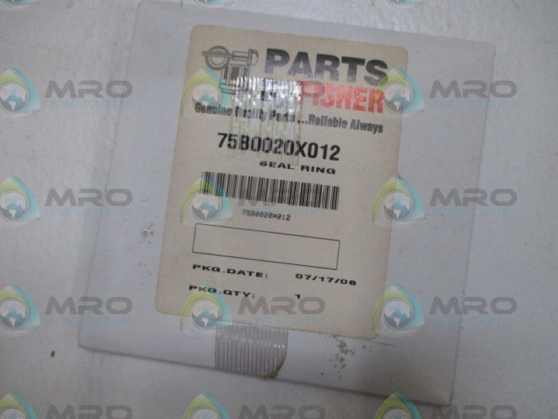 FISHER 75B0020X012 SEAL RING *NEW IN ORIGINAL PACKAGE*