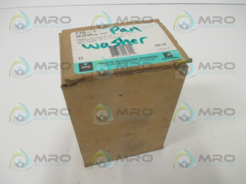 WHITE-RODGERS 770-1 AIR PRESSURE SWITCH *NEW IN BOX*