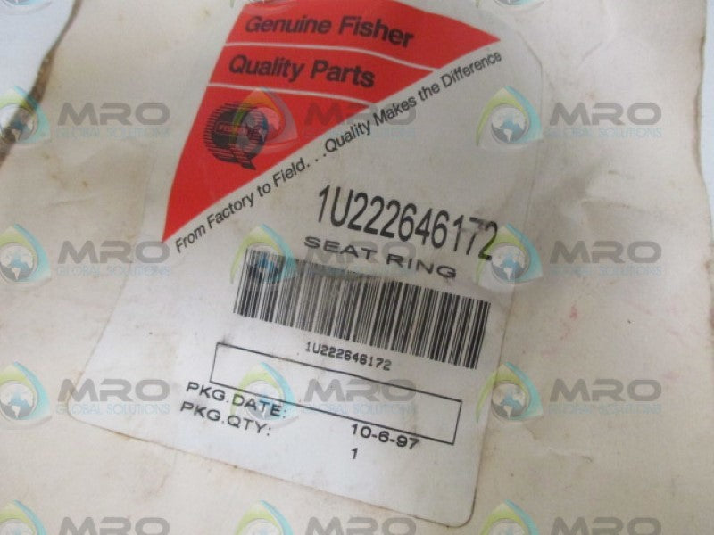 FISHER 1U222646172 SEAT RING *NEW IN ORIGINAL PACKAGE*