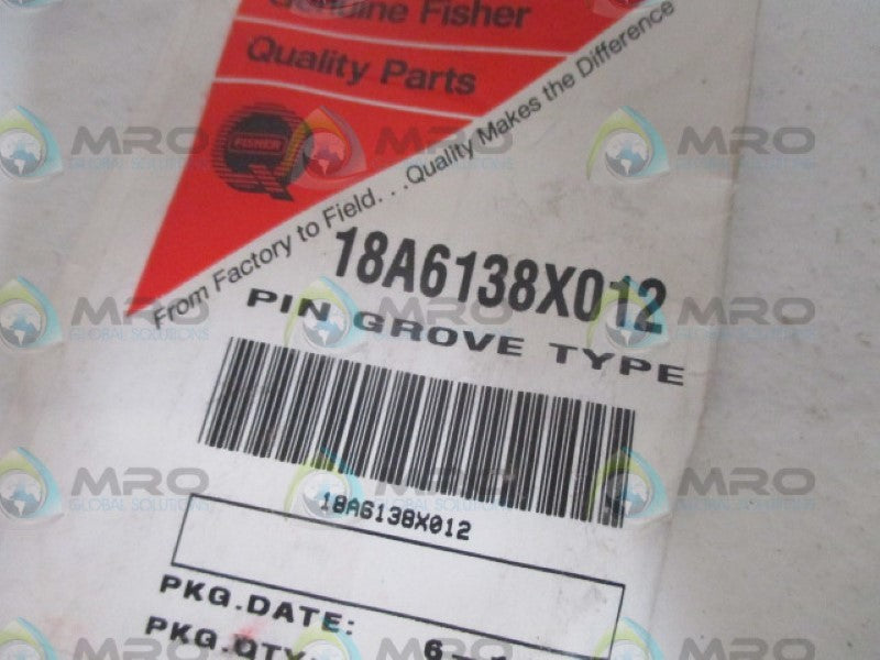 FISHER 18A6138X012 GROVE PIN *NEW IN ORIGINAL PACKAGE*
