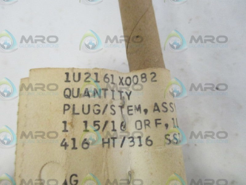 FISHER 1U2161X0082 PLUG STEM ASSY *NEW NO BOX*
