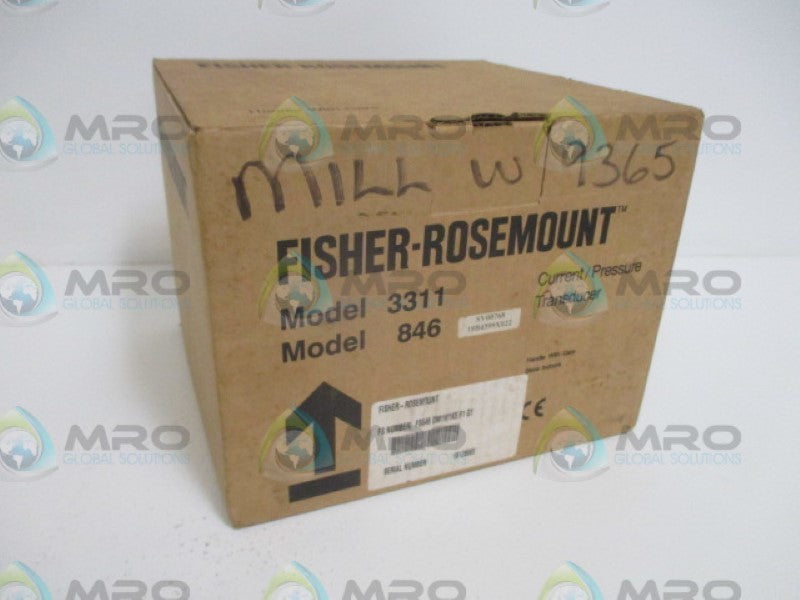 FISHER FS846DM1W1K5 PRESSURE TRANSDUCER *NEW IN BOX*