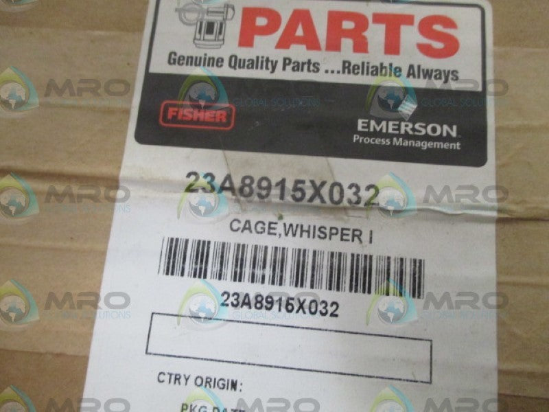 FISHER 23A8915X032 WHISPER CAGE *FACTORY SEALED*