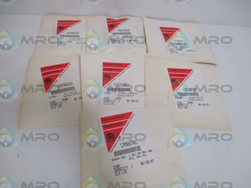 FISHER R1061X00402 REPAIR KIT (WITH THRUST) *NEW IN BOX*