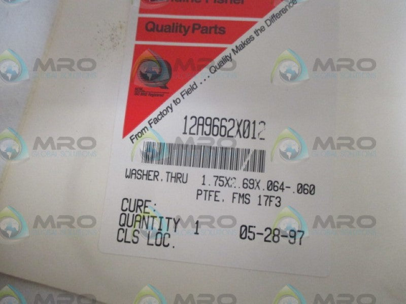 FISHER R1061X00402 REPAIR KIT (WITH THRUST) *NEW IN BOX*