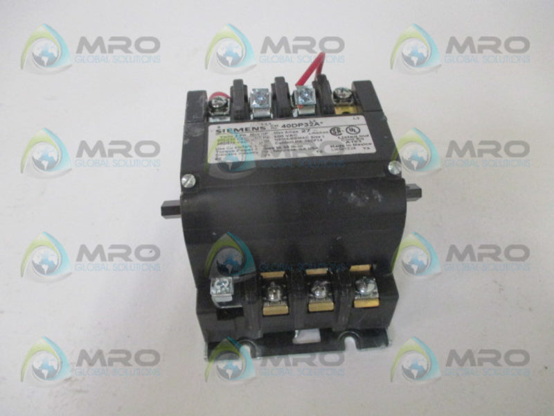 SIEMENS 40DP32AG CONTACTOR *NEW NO BOX*