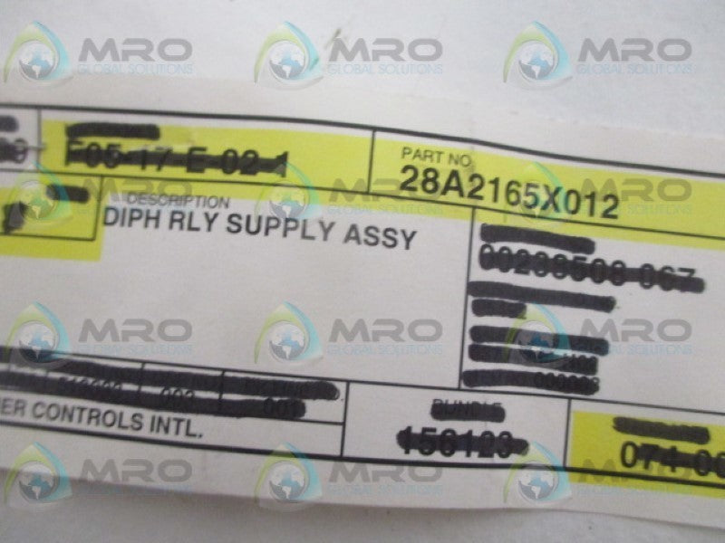 FISHER 28A2165X012 DIAPHRAGME ASSEMBLY *NEW NO BOX*