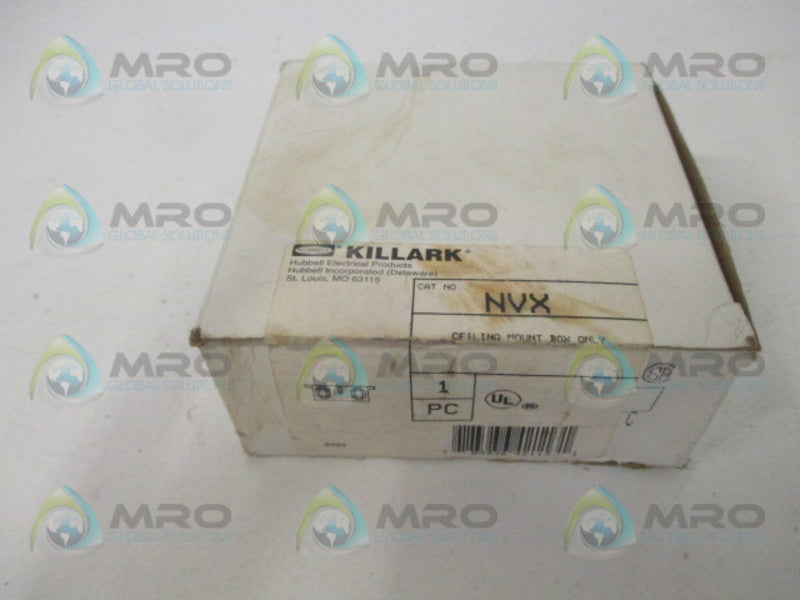 HUBBELL NVX CEILING MOUNT BOX (MISSING ACCESSORY) *NEW IN BOX*