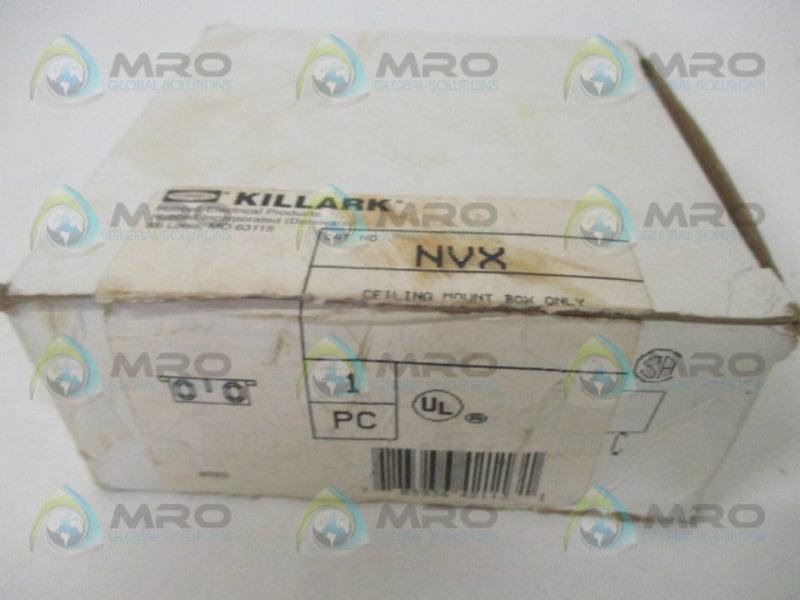 HUBBELL NVX CEILING MOUNT BOX (MISSING ACCESSORY) *NEW IN BOX*