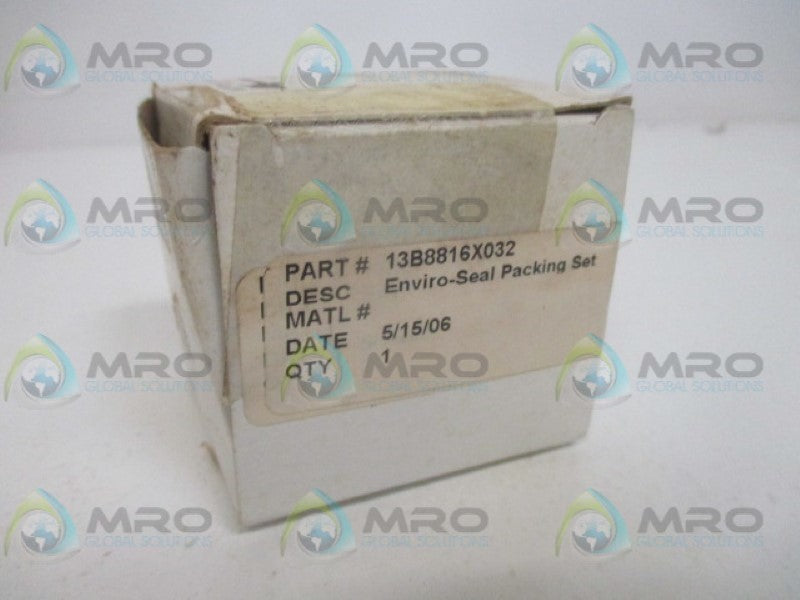 FISHER 138816X032 ENVIRO-SEAL PACKING SET NSMP