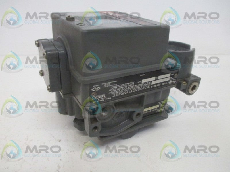 FISHER DVC5010 POSITIONER VALVE NSNP