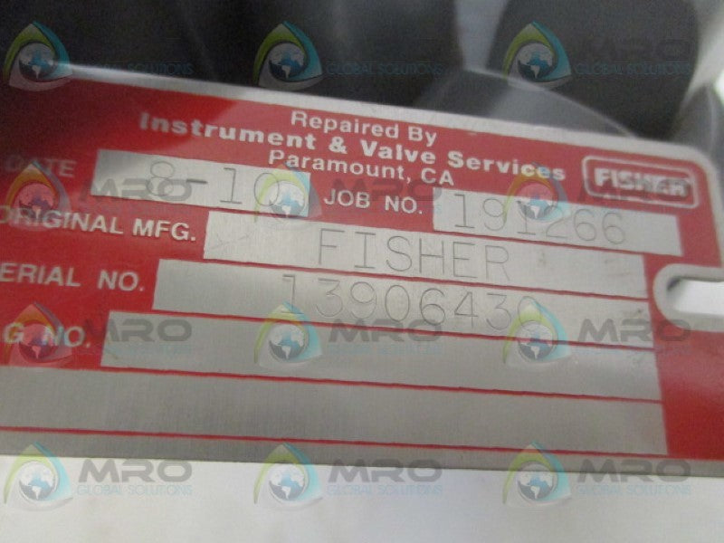 FISHER DVC5010 POSITIONER VALVE NSNP
