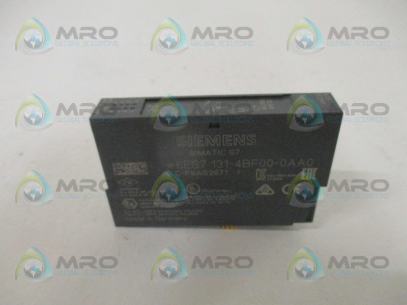 SIEMENS 6ES7131-4BF00-0AA0 MODULE *USED*