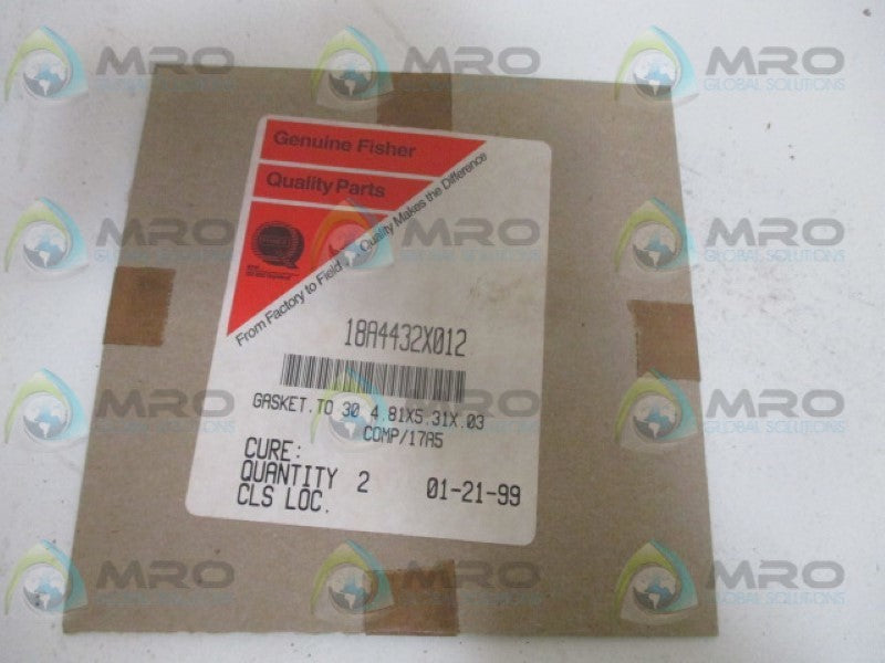FISHER 18A4432X012 GASKET (PKG OF 2) NSMP