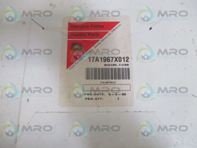 FISHER 17A1967X012 TCM SHIM  NSMP