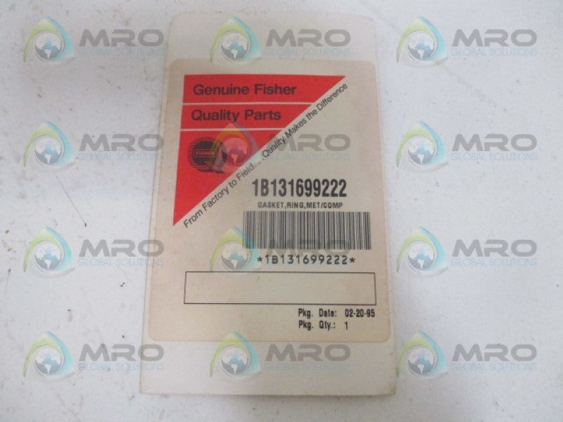 FISHER 1B131699222 MET/COMP RING, GASKET *NEW IN ORIGINAL PACKAGE*