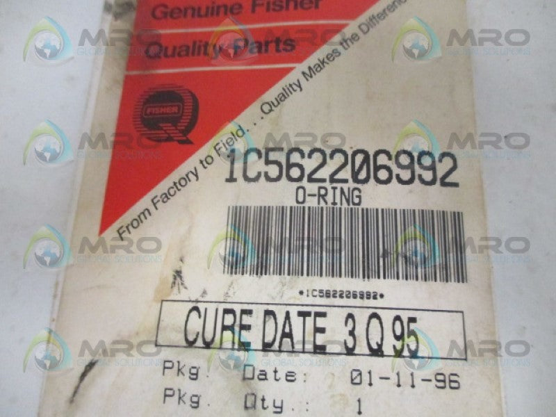 FISHER 1C562206992 O-RING *NEW IN ORIGINAL PACKAGE*