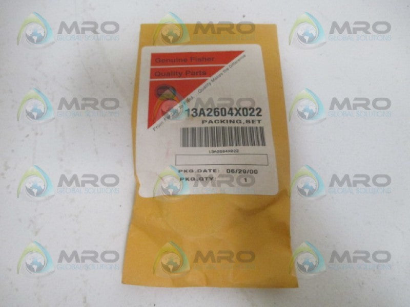 FISHER 13A2604X022 PACKING SET *NEW IN ORIGINAL PACKAGE*