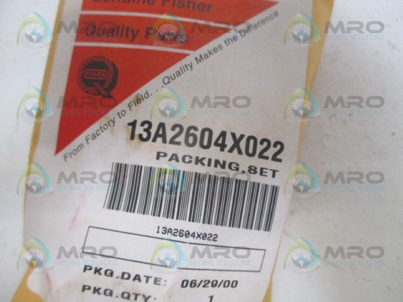 FISHER 13A2604X022 PACKING SET *NEW IN ORIGINAL PACKAGE*