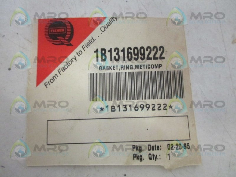 FISHER 1B131699222 MET COMP, GASKET RING *NEW NO BOX*
