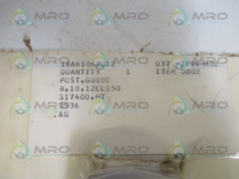 FISHER 18A6106X012 GUIDE POST *NEW IN ORIGINAL PACKAGE*