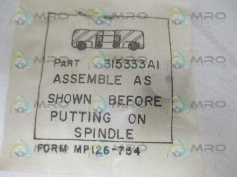 INDUSTRIAL MRO 315333A1 SPINDLE *NEW IN FACTORY BAG*