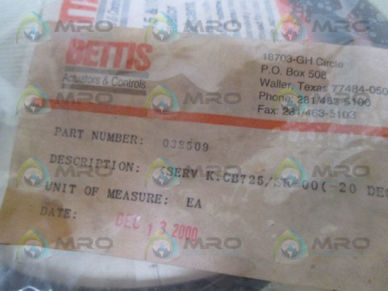 BETTIS 038509 KIT *NEW IN FAXCTORY BAG*