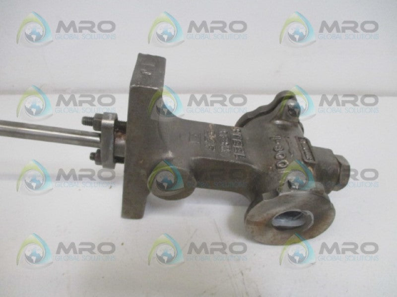 FISHER 1-600 VEE-BALL CONTROL VALVE *USED*