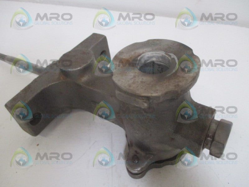 FISHER 1-600 VEE-BALL CONTROL VALVE *USED*