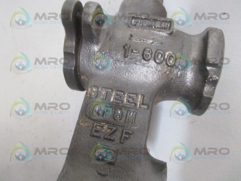 FISHER 1-600 VEE-BALL CONTROL VALVE *USED*