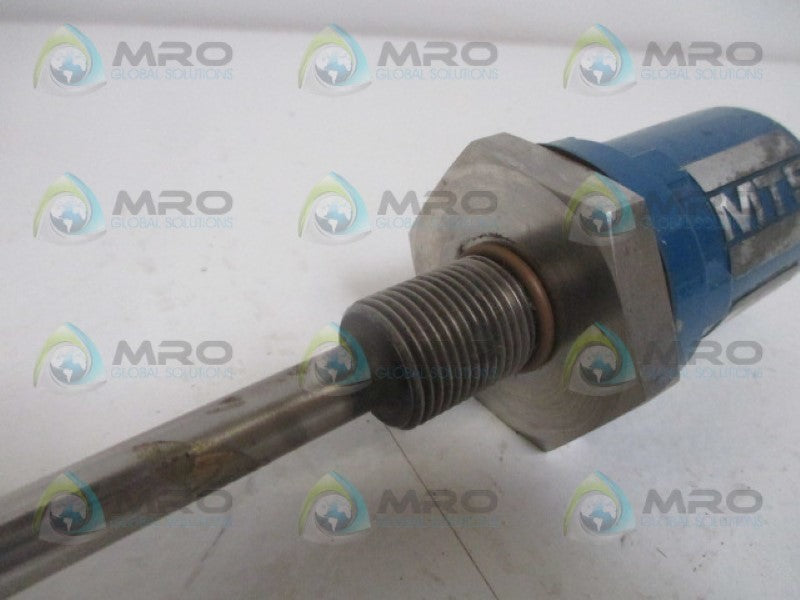 MTS TEMPASONIC TTSRBU0080 LTD POSITION SENSING SYSTEM  8" STROKE  *USED*