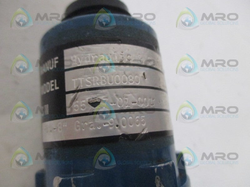 MTS TEMPASONIC TTSRBU0080 LTD POSITION SENSING SYSTEM  8" STROKE  *USED*