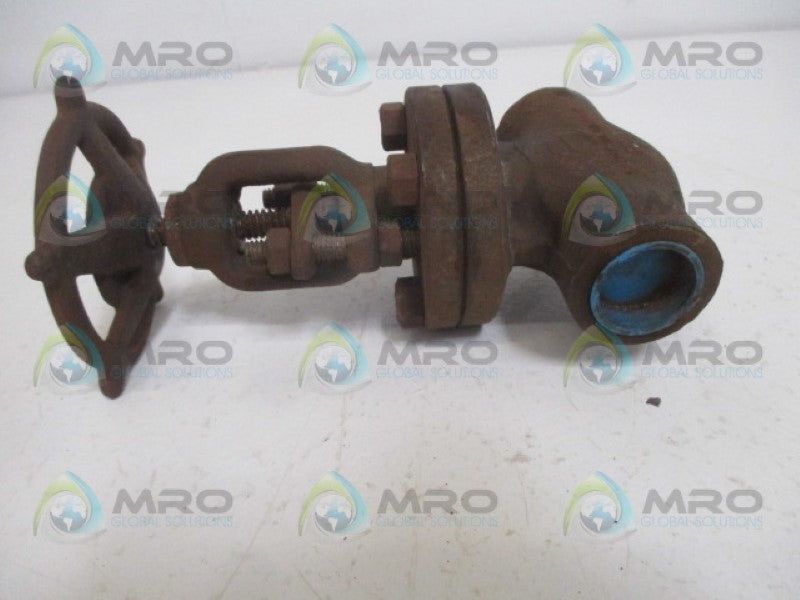 HENRY VOGT MACHINE SW12141 GLOBE VALVE 3/4" 200PSI *USED*
