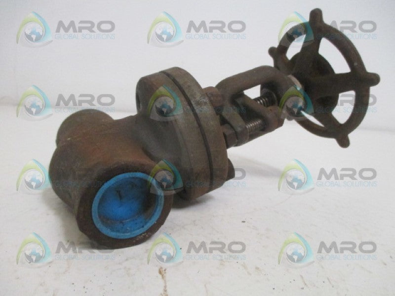 HENRY VOGT MACHINE SW12141 GLOBE VALVE 3/4" 200PSI *USED*