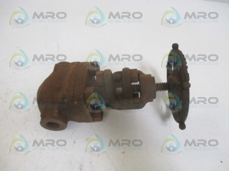 VELAN ENGINEERING 374B VALVE 3/4" 1500PSIG *USED*