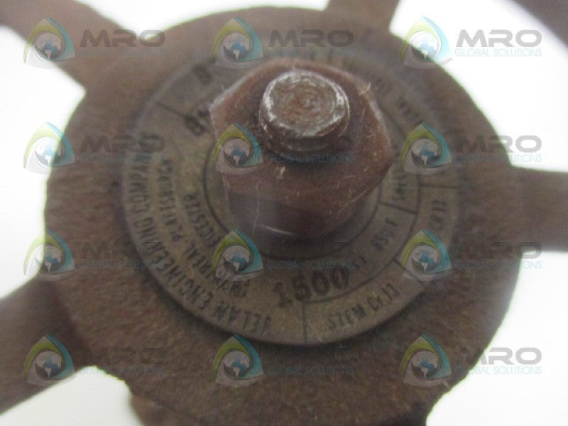 VELAN ENGINEERING 374B VALVE 3/4" 1500PSIG *USED*