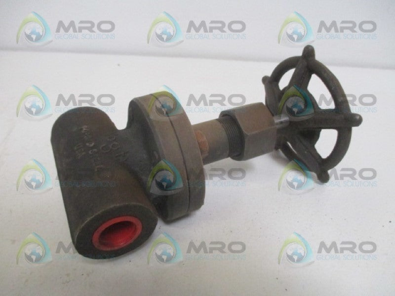 VOGT VALVE 12161 GATE VALVE 1/2" 100PSI *NEW NO BOX*