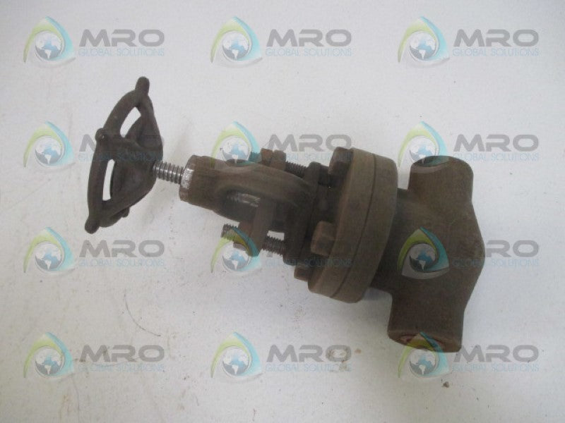 VOGT VALVE 12141 GATE VALVE 3/8" 100PSI *NEW NO BOX*