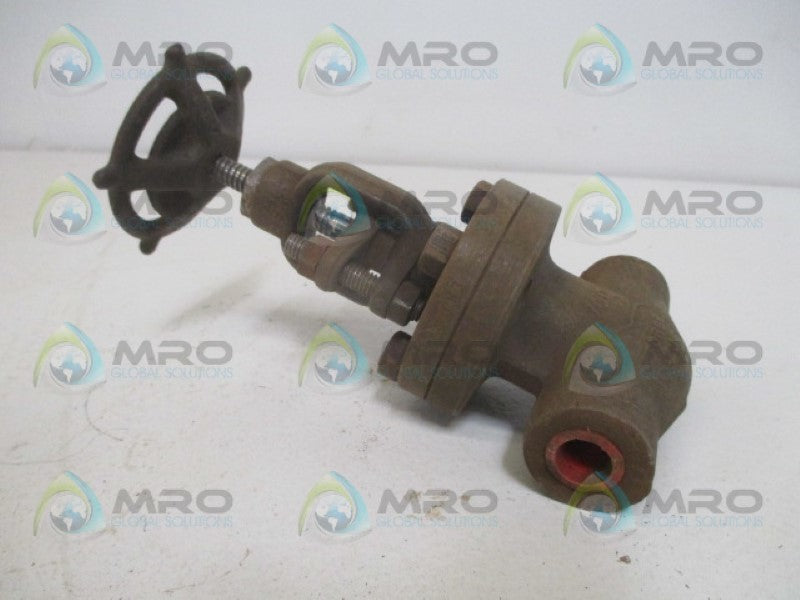 VOGT VALVE 12141 GATE VALVE 3/8" 100PSI *NEW NO BOX*
