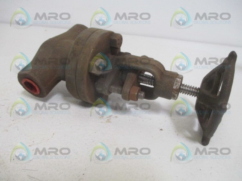 VOGT VALVE 12141 GATE VALVE 3/8" 100PSI *NEW NO BOX*