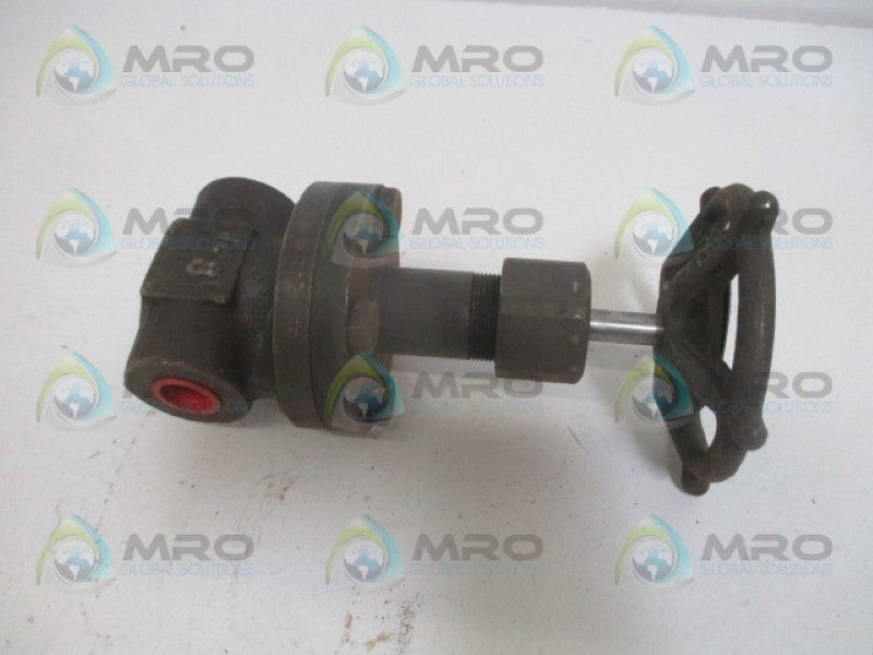 VOGT VALVE 12161 GLOBE VALVE 3/8" 100PSIG *NEW NO BOX*