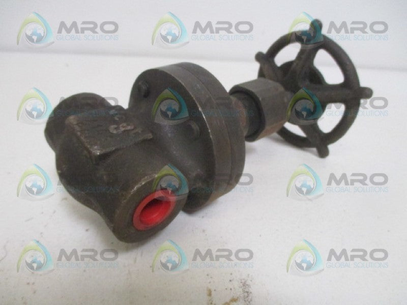 VOGT VALVE 12161 GLOBE VALVE 3/8" 100PSIG *NEW NO BOX*