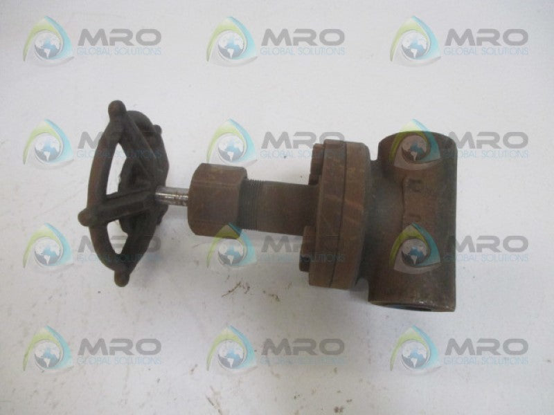 VOGT VALVE SW12161 GATE VALVE 1/2" 100PSIG *NEW NO BOX*