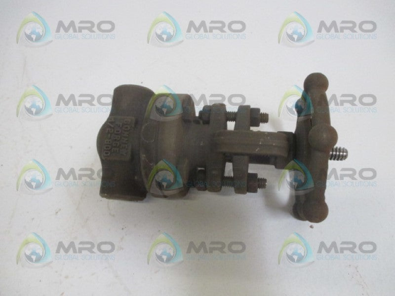 BONNEY FORGE HL11 GATE VALVE 1/2" *NEW NO BOX*