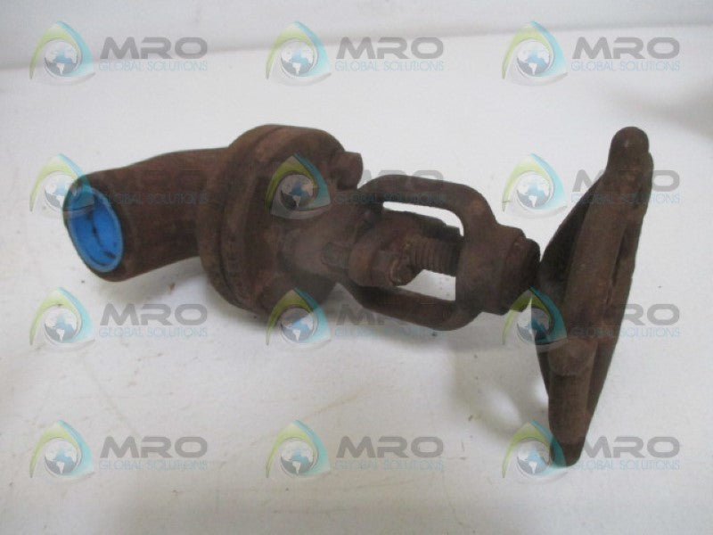 HENRY VOGT SW12141 GLOBE VALVE 1" 2000WOG *NEW NO BOX*
